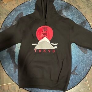 Artist Union Clothing Co. Black and Red Tokyo Hoodie